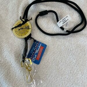 Disney Peter Pan Clock Cast Member Exclusive Limited Release Bolo Lanyard